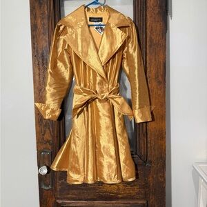 Gold Trench Coat